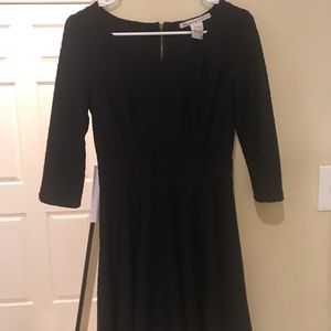 Black 3/4 sleeve dress